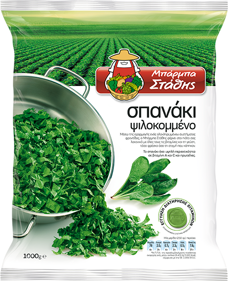 CHOPPED SPINACH LEAVES 